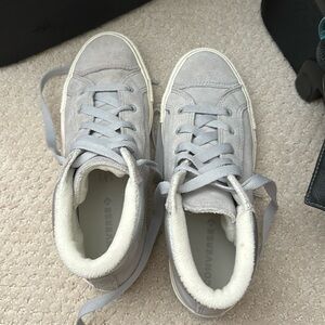 suede converse high tops